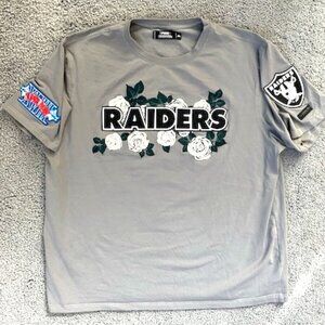 Las Vegas Raiders Roses T-Shirt NFL PRO Standard - Sz. 2XL - Excellent Condition